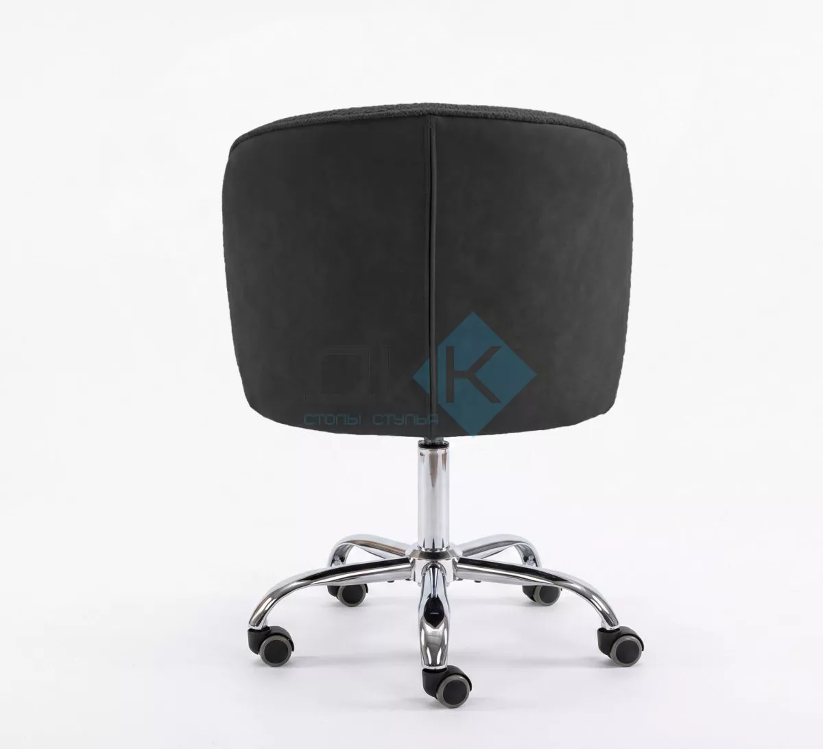 Кресло DikLine KD250, BL13/кожзам BUFF16 серый