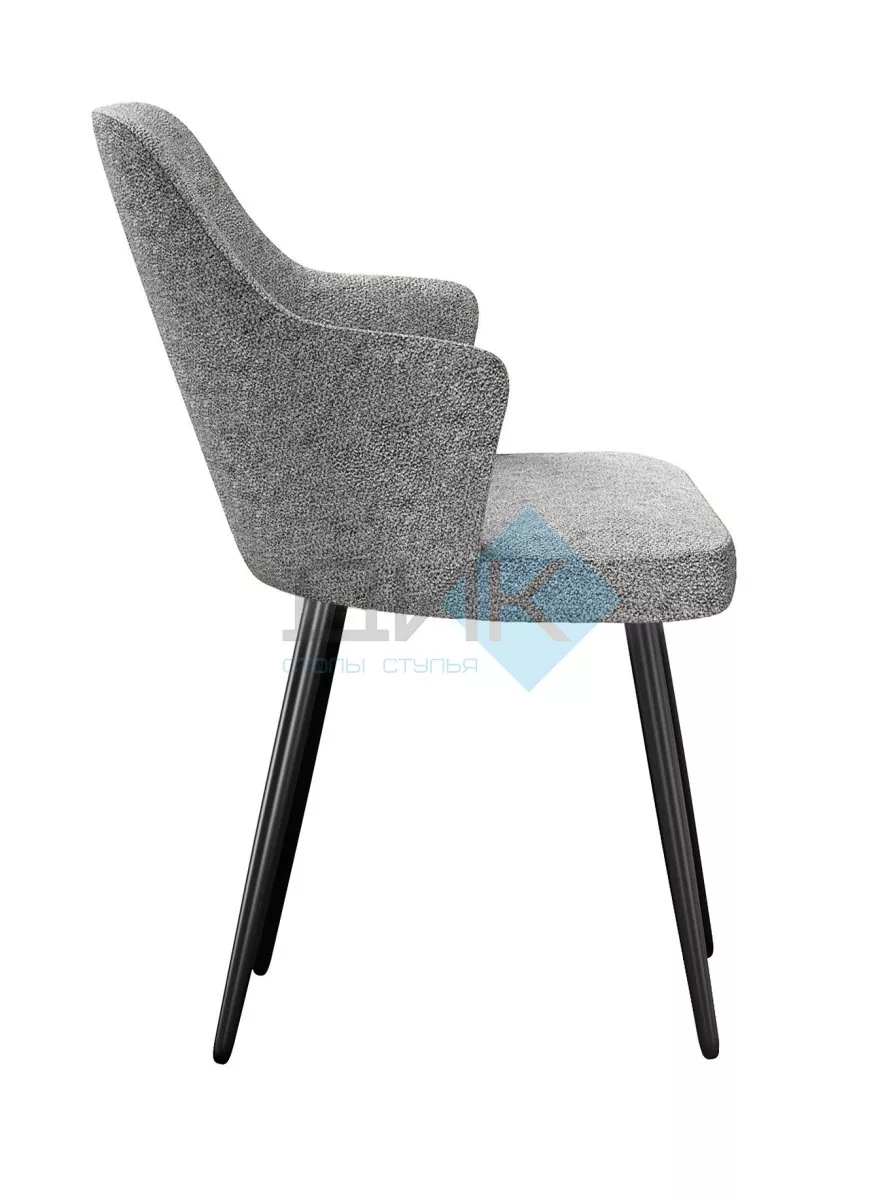 Стул DikLine 235 поворотный, NS10 GREY, ножки черные