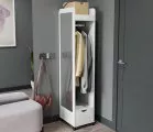 Лайт вешалка комбинированная белый глянец
