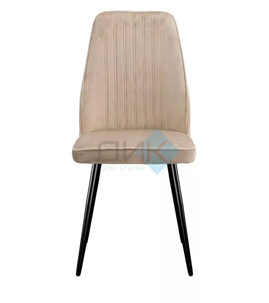 Стул DikLine 327 поворотный B03 BEIGE, ножки черные
