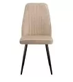Стул DikLine 327 поворотный B03 BEIGE, ножки черные