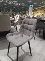 Стул DikLine 206М B22 GREY, ножки черные Образец в салоне ТЦ Гранд Химки