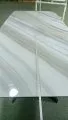 Стол DikLine KS220 керамика бежевый мрамор JA687 глянец Jasmin/опоры черные Образец в салоне ТЦ Твой дом