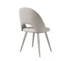 Стул DikLine 383 поворотный B03 BEIGE, ножки капучино