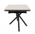 Стол DikLine BX110 Хромикс белый/опоры черные (2уп.)