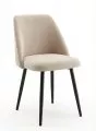 Стул DikLine 335 B03 BEIGE, ножки черные