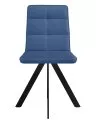 Стул DikLine 230 поворотный B8 BLUE, ножки черные