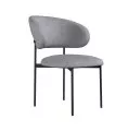 Стул DikLine 201 NS10 GREY, ножки черные
