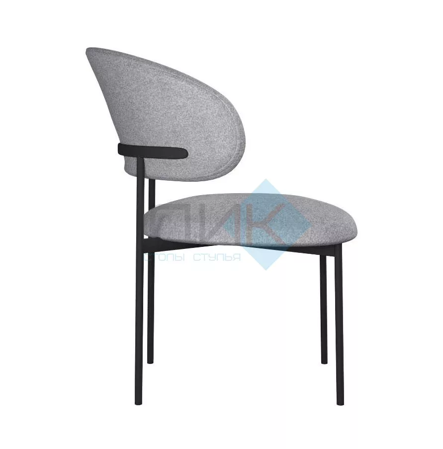 Стул DikLine 201 NS10 GREY, ножки черные