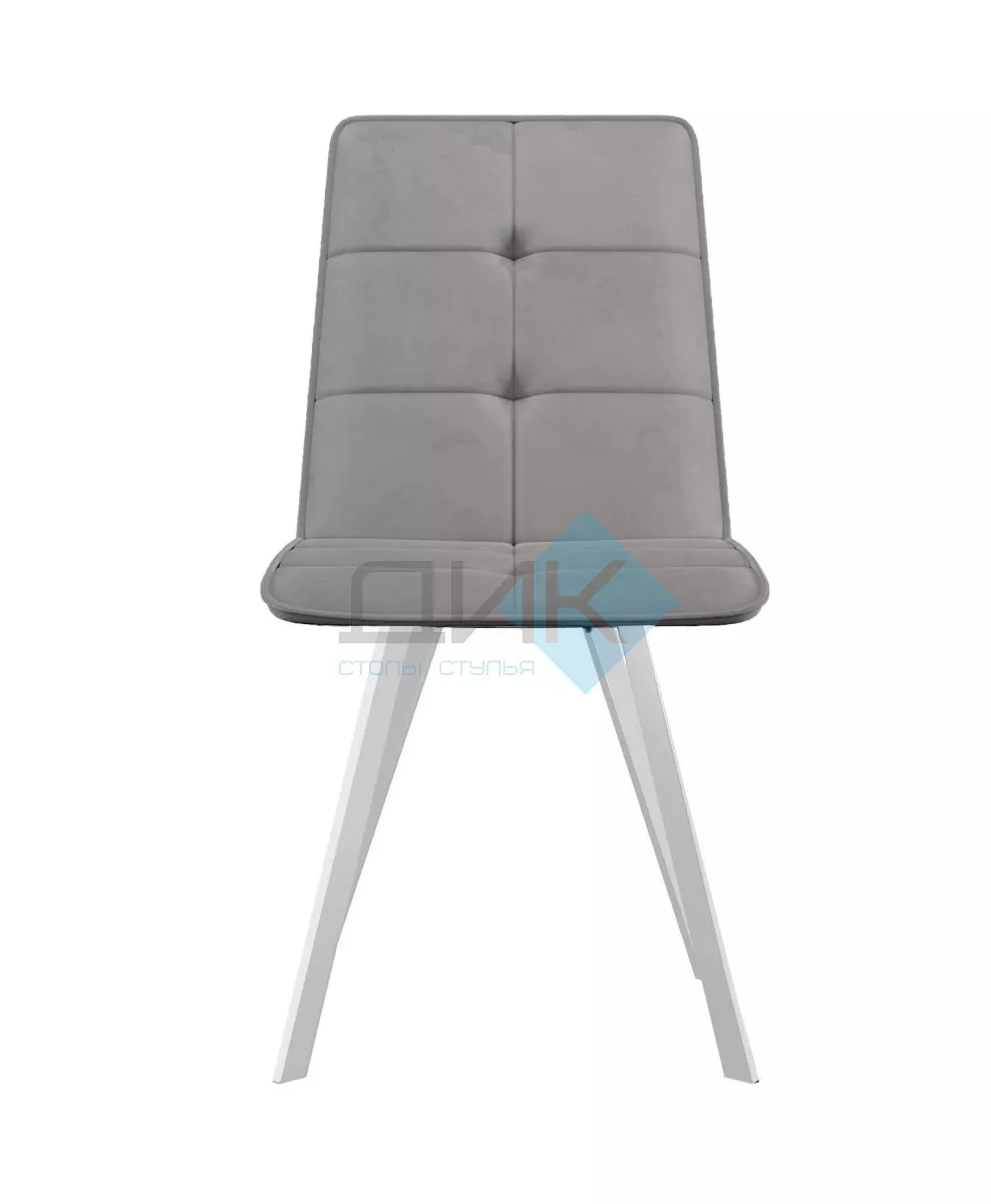 Стул DikLine 280 B22 GREY, ножки белые