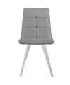 Стул DikLine 280 B22 GREY, ножки белые