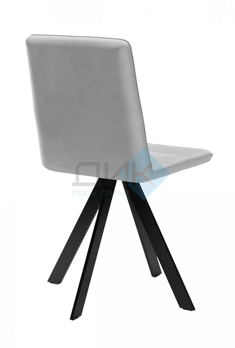 Стул DikLine 230 поворотный B22 GREY, ножки черные