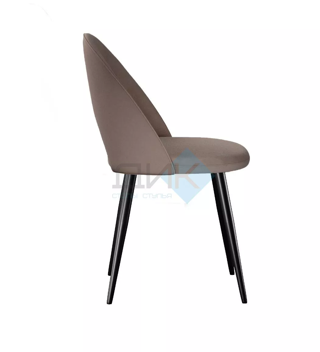Стул DikLine 383 поворотный B5 LATTE, ножки черные