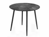 Стол DikLine RKM90 Керамика серый глянец (italian middle grey)/подстолье черное/опоры черные