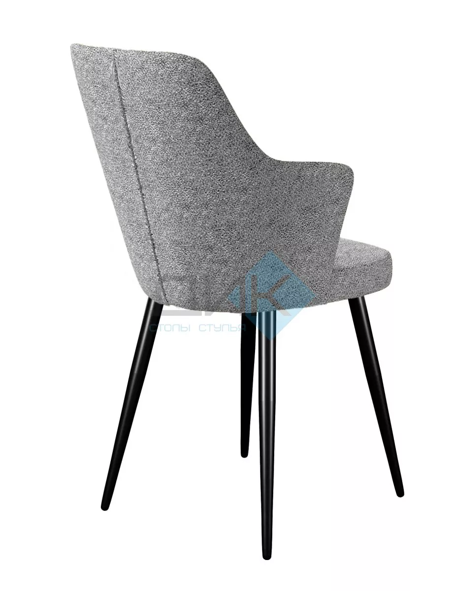Стул DikLine 235 поворотный, NS10 GREY, ножки черные