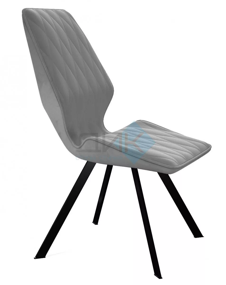 Стул DikLine 243 B22 GREY поворотный/ ножки черные