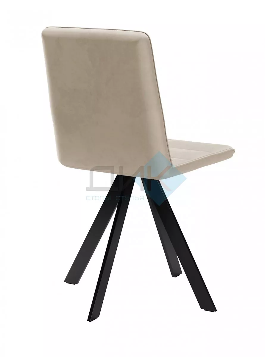 Стул DikLine 230 поворотный B03 BEIGE, ножки черные