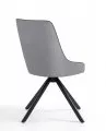 Стул DikLine 304 поворотный, B22 GREY, ножки черные