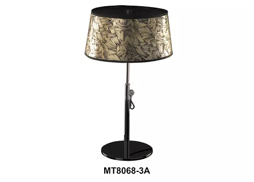 Лампа настольная МT 8068-3А  (D32,выс50) chrome/black chrome