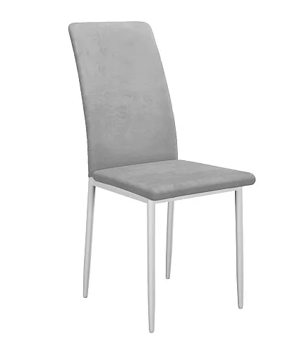 Стул DikLine 272 B22 GREY, ножки белые