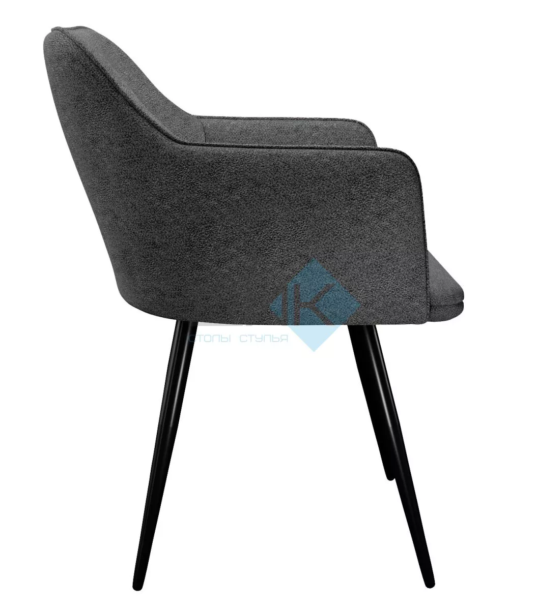 Стул DikLine 277 поворотный NS13 GRAPHITE, ножки черные