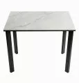 Стол DikLine SKT90 Керамика YB8020125BG ONYX/подстолье черное/опоры черные