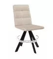 Стул DikLine 230 поворотный B03 BEIGE, ножки черные