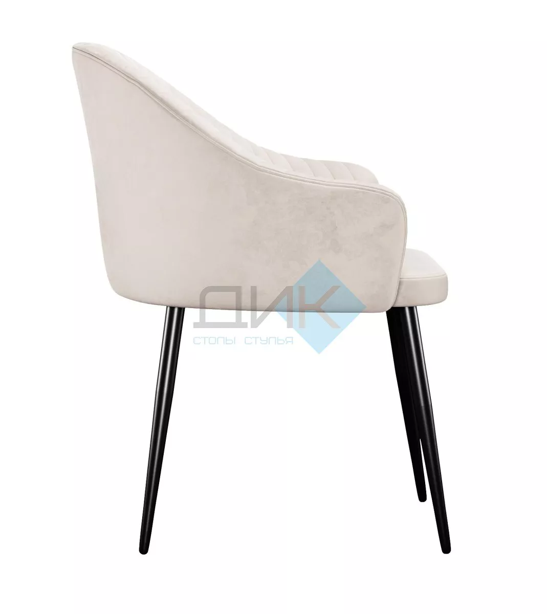 Стул DikLine 440М C103 крем, ножки черные