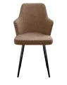 Стул DikLine 235 поворотный, NS05 CAPPUCCINO, ножки черные