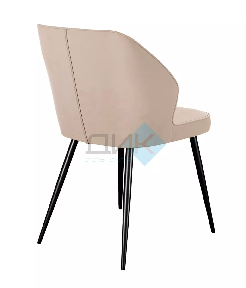 Стул DikLine 222 B03 BEIGE, ножки черные