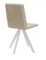 Стул DikLine 230 поворотный B03 BEIGE, ножки белые