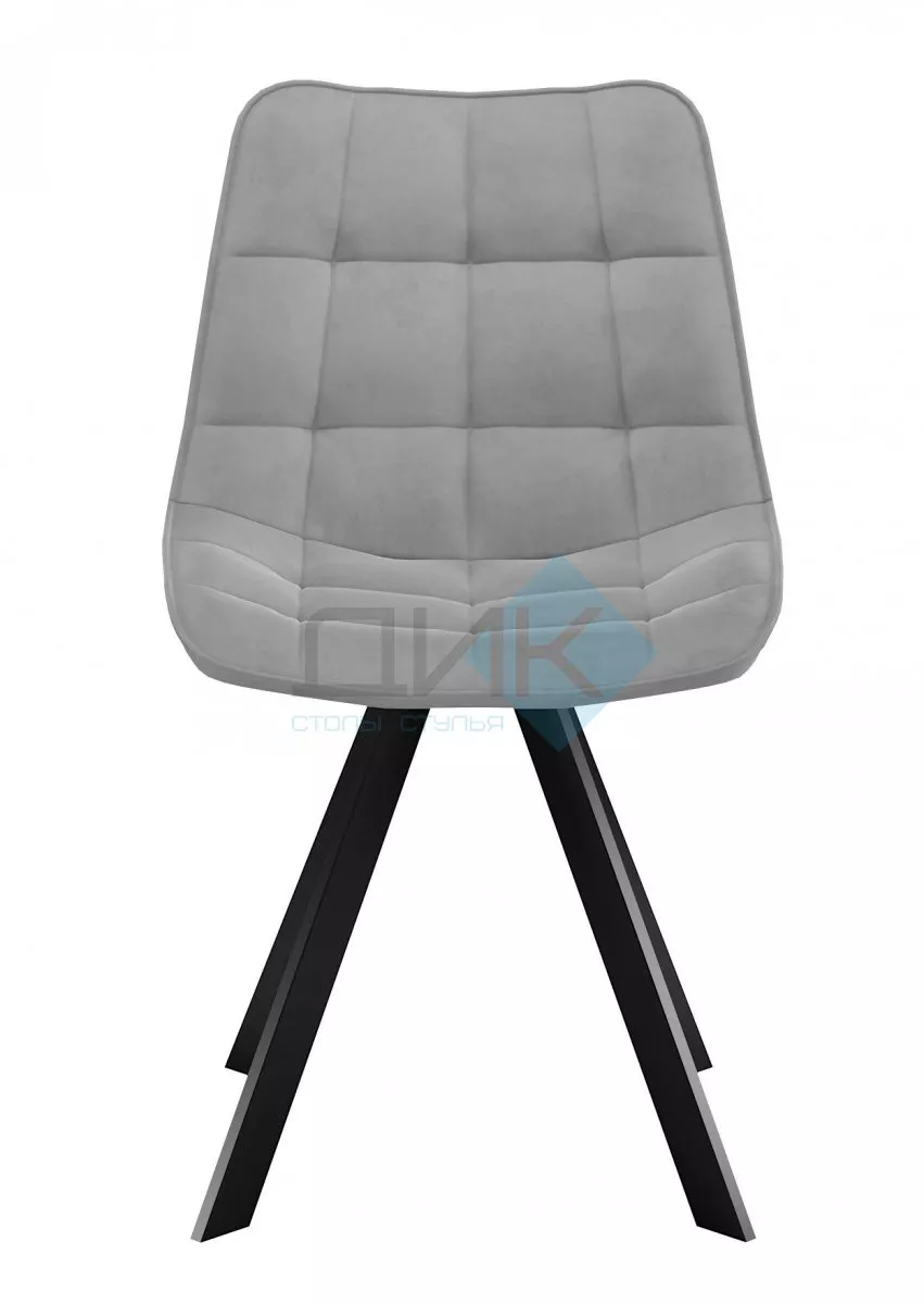 Стул DikLine 229 поворотный, B22 GREY, ножки черные