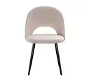 Стул DikLine 383 поворотный B03 BEIGE, ножки черные