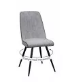 Стул DikLine 324 поворотный B22 GREY, ножки черные