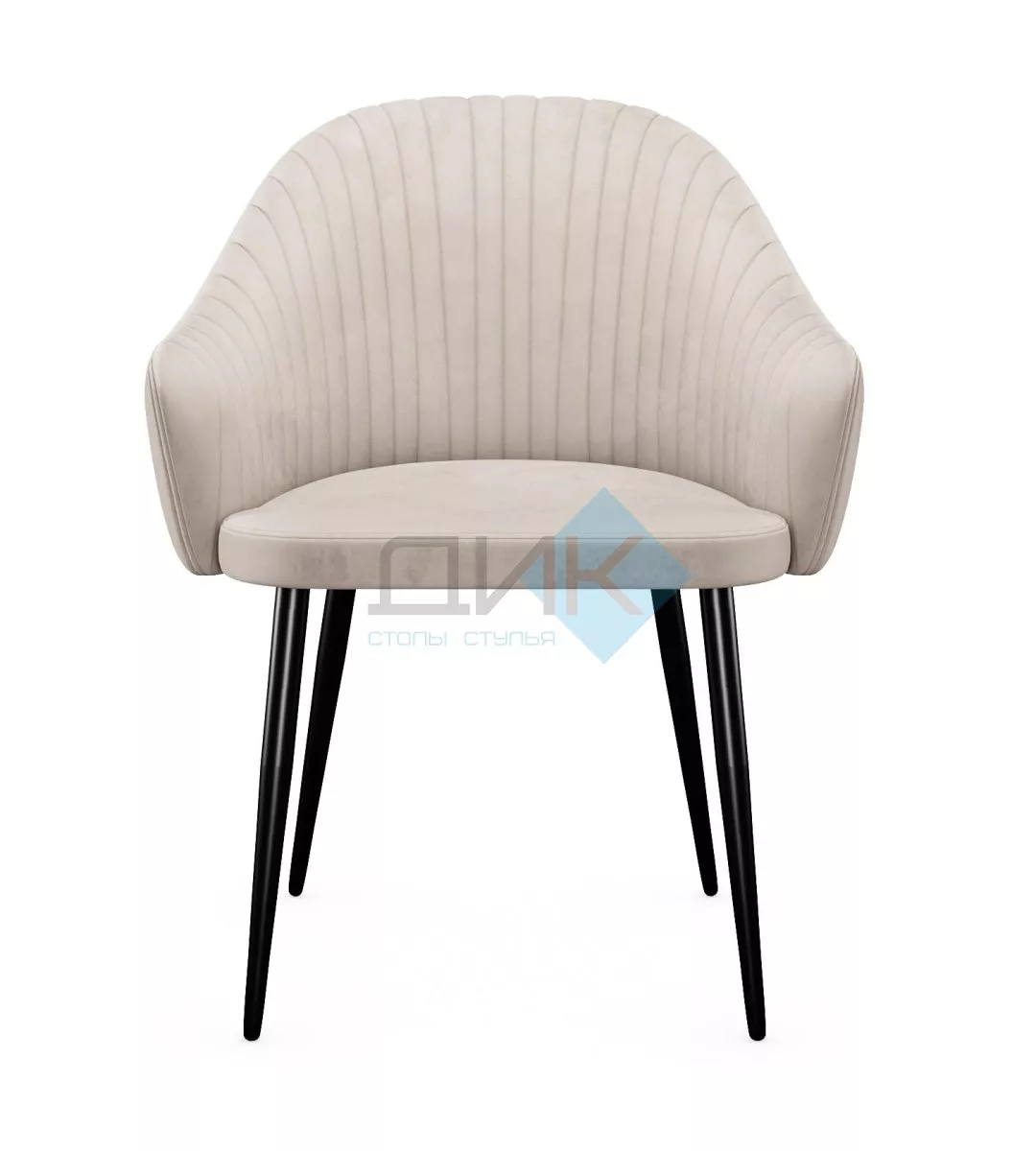 Стул DikLine 440М C103 крем, ножки черные