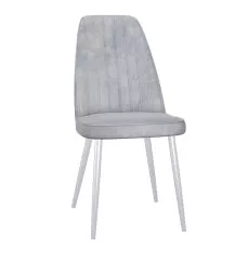 Стул DikLine 326 B22 GREY, ножки белые