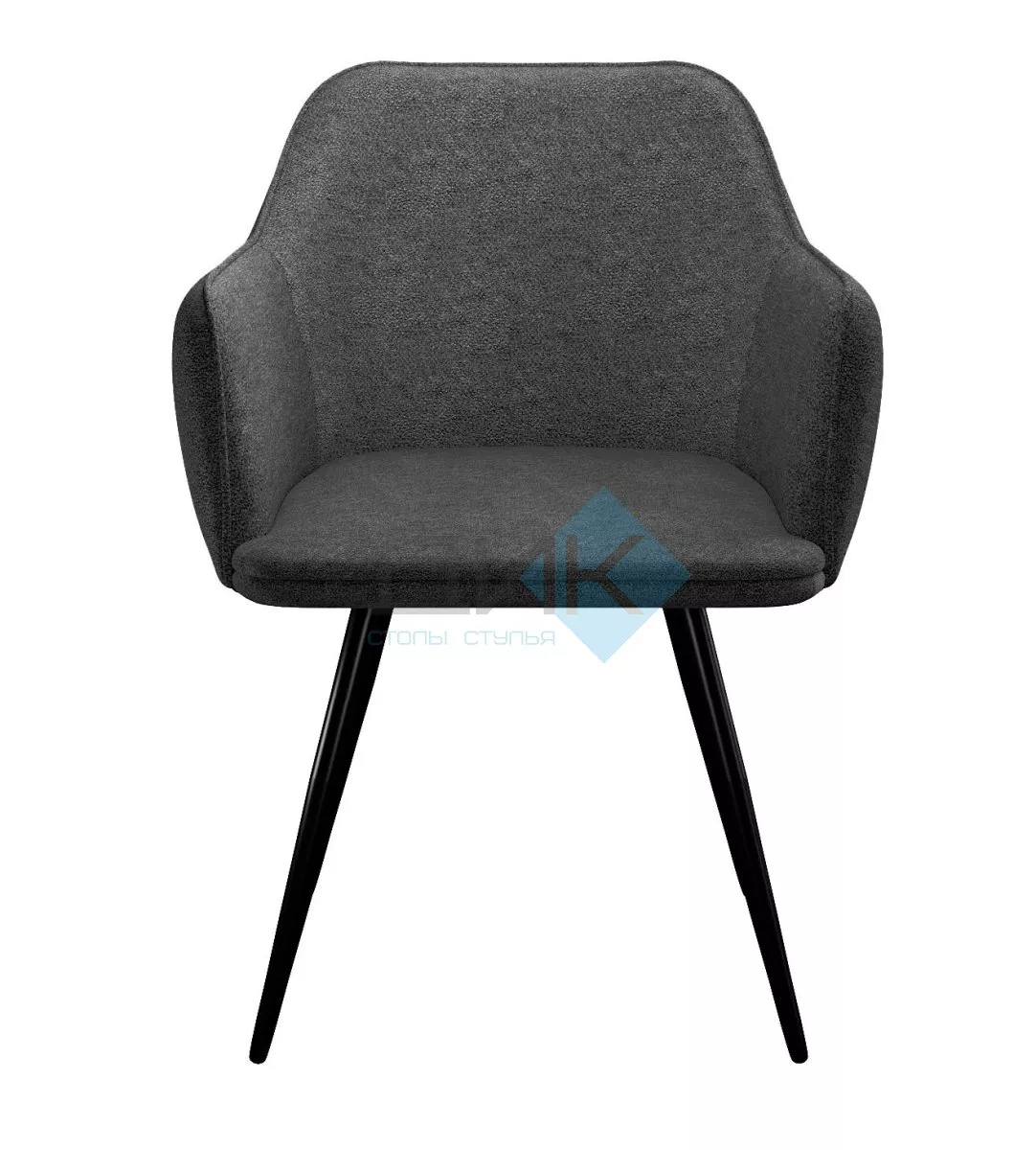 Стул DikLine 277 поворотный NS13 GRAPHITE, ножки черные