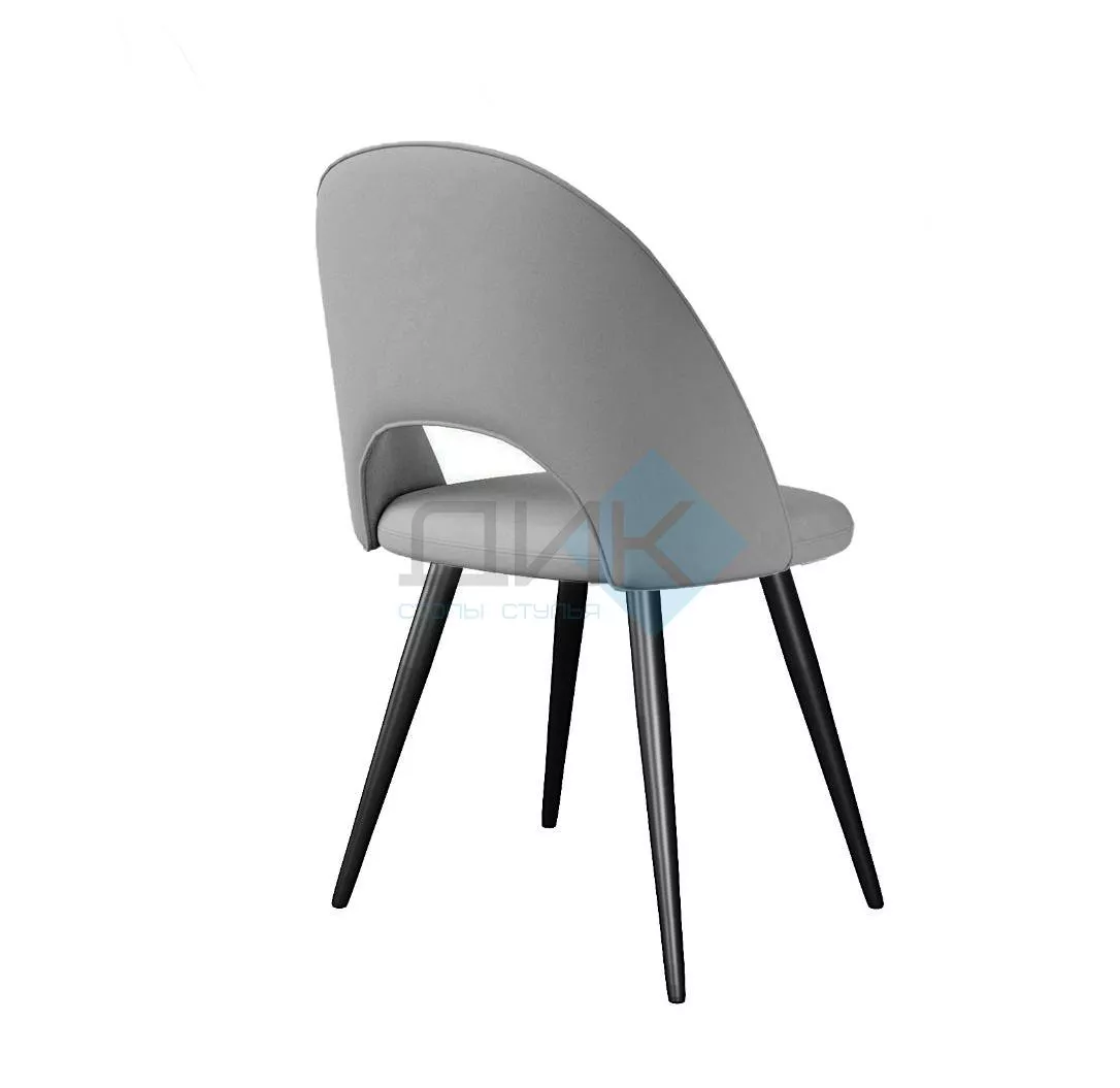 Стул DikLine 383 поворотный B22 GREY, ножки черные