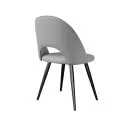 Стул DikLine 383 поворотный B22 GREY, ножки черные