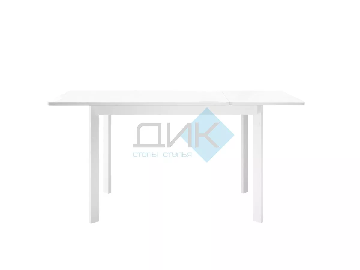 Стол DikLine LK90 Керамика Mono white (белый матовый) /подстолье белое/опоры белые