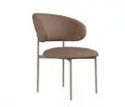 Стул DikLine 201 NS05 CAPPUCCINO, ножки капучино
