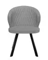 Стул DikLine 249 поворотный, B22 GREY, ножки черные