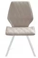 Стул DikLine 243 B03 BEIGE поворотный/ ножки белые