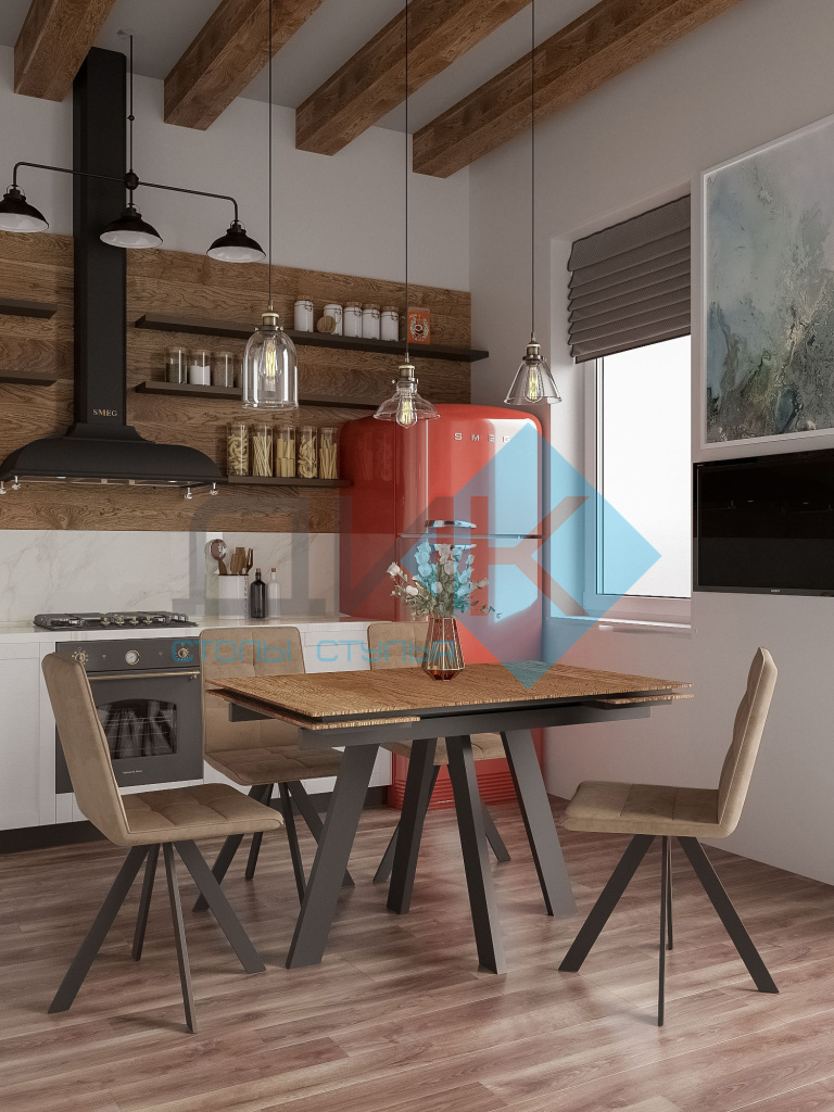 DM120 вотан со стульями 230