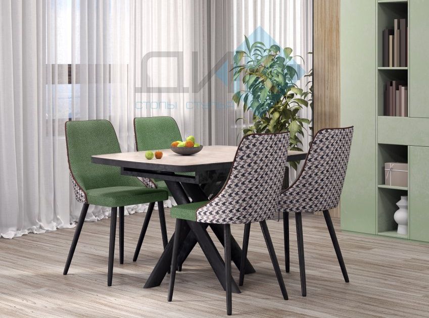 Стол DikLine DB110 + стулья Dikline 286