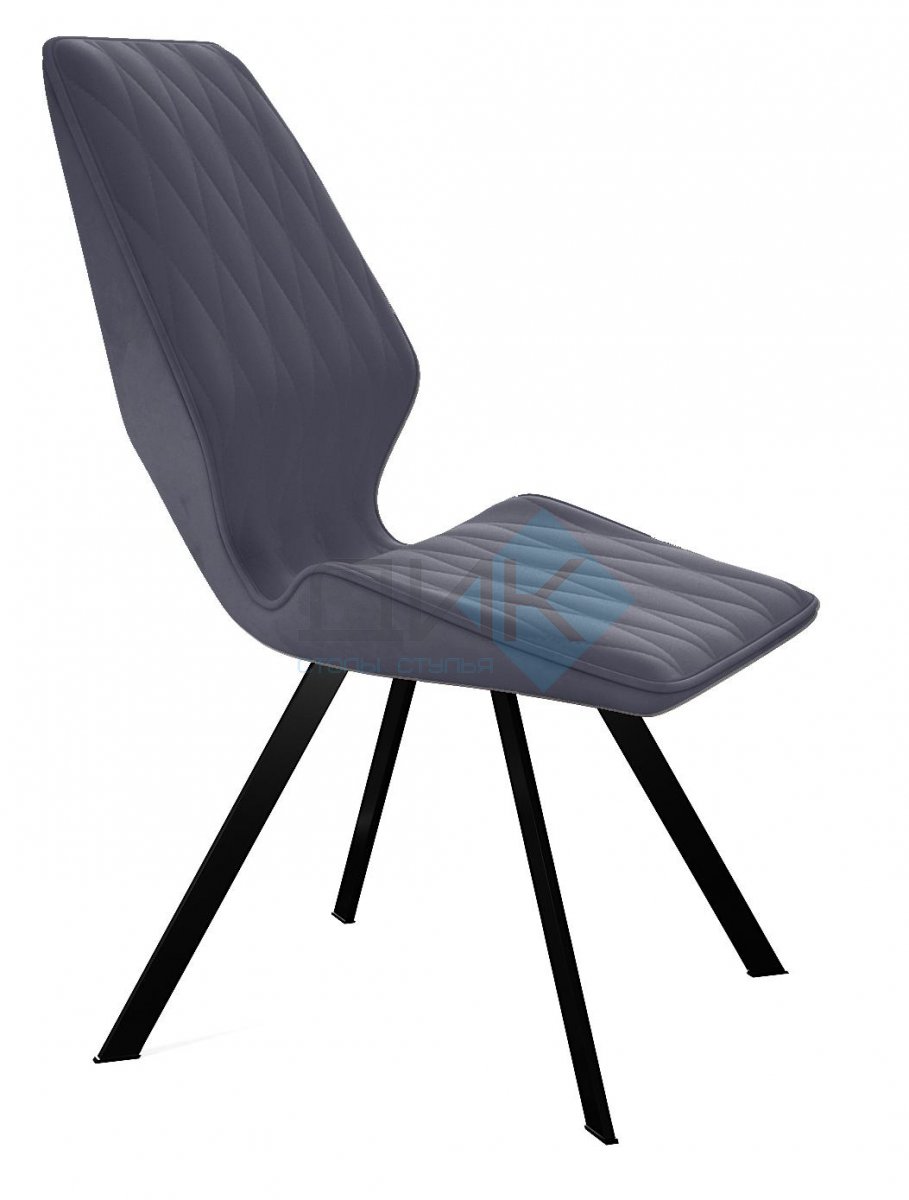 Стул DikLine 243 B28 ANTRACITE поворотный/ ножки черные