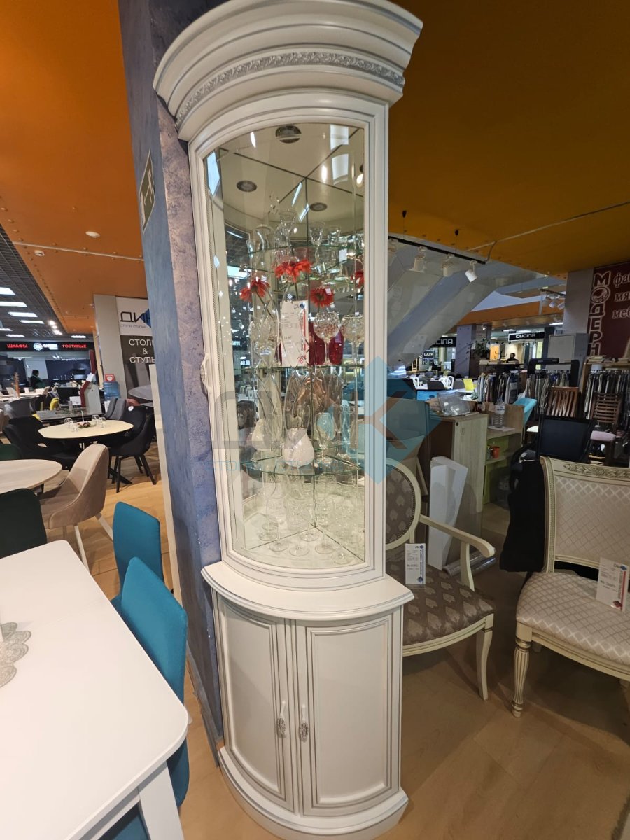 Витрина угловая «Милан-6-01 + Милан 4-01» (Комплект) Образец из салона