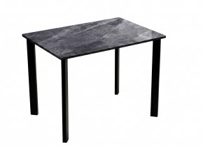 Стол DikLine DKT90 Керамика серый глянец (italian middle grey)/подстолье черное/опоры черные