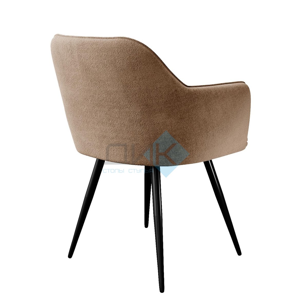 Стул DikLine 277 поворотный TW05 капучино, ножки черные