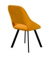 Стул DikLine 247 поворотный, Z280 апельсин, ножки черные